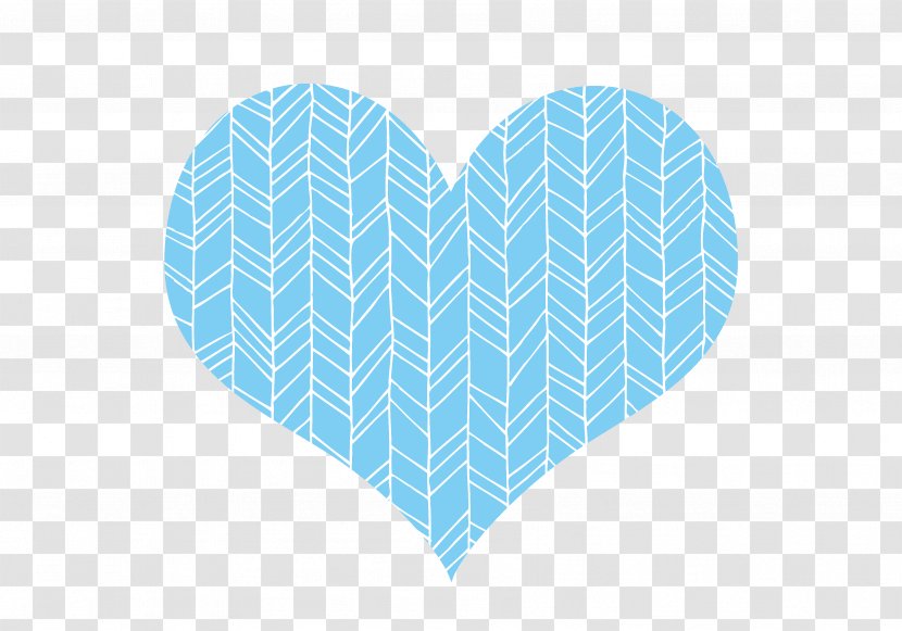 Blue Drawing Heart - Tree Transparent PNG