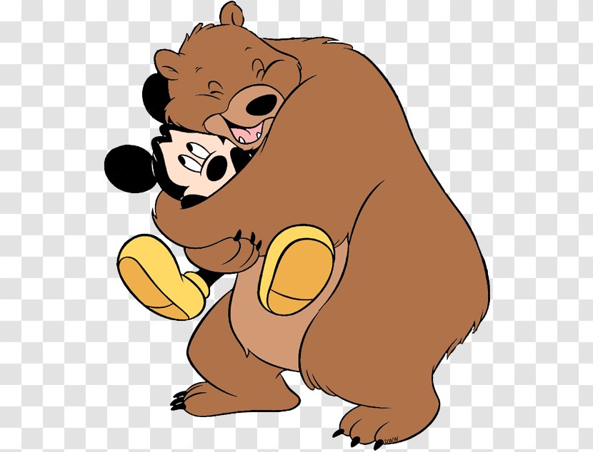 Clip Art Big Bear Hug Image - Frame - Classic Pooh Coloring Pages Transparent PNG