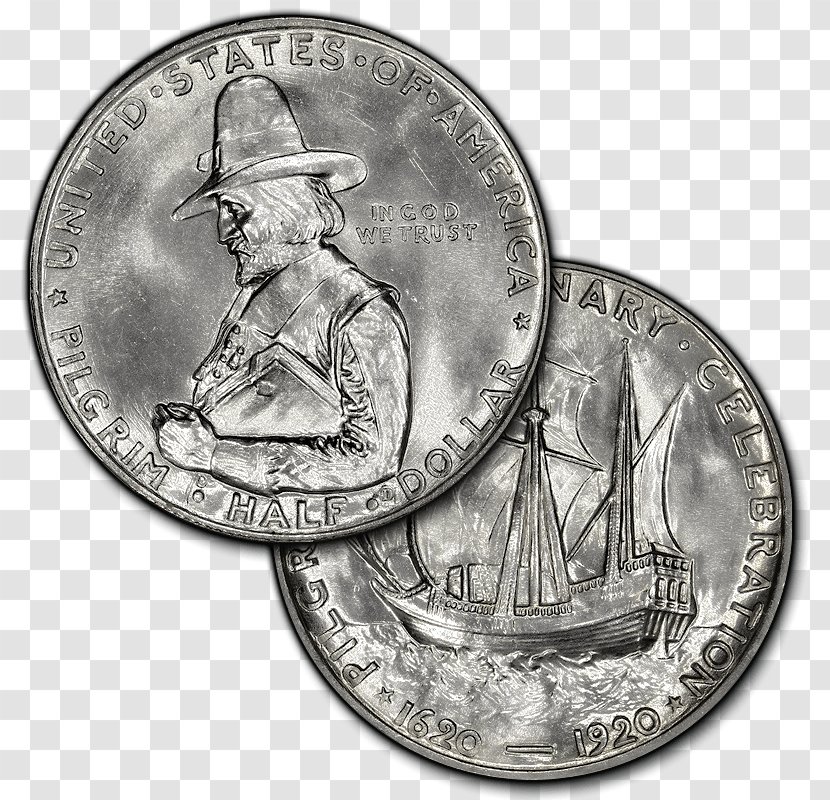 Coin Silver Medal White Nickel - Metal - Half Dollar Transparent PNG