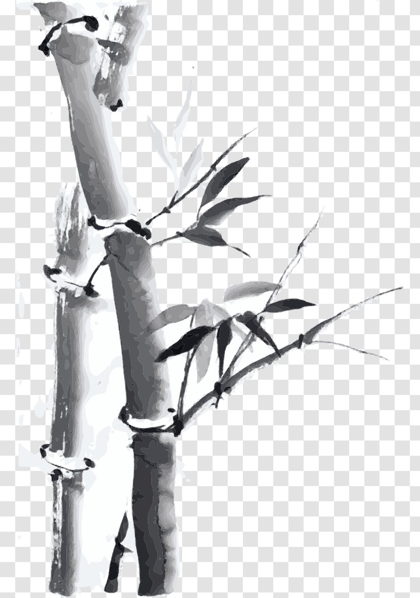 Bamboo Drawing Ink Wash Painting - Art Transparent PNG