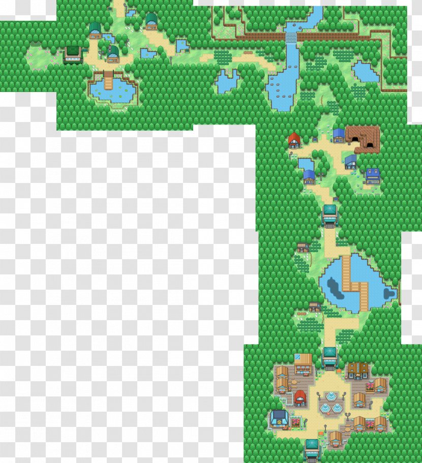 Tile-based Video Game Pokemon Black & White Pokémon GO Map Kanto - Go Transparent PNG