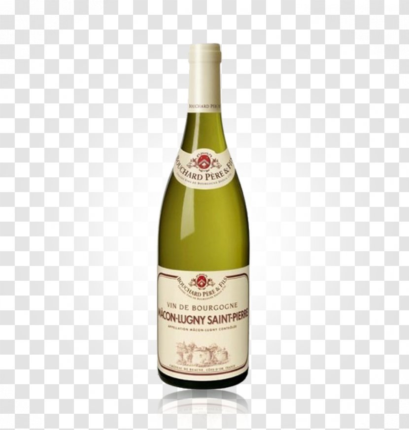 White Wine Mâcon Beaune Lugny - Bottle Transparent PNG