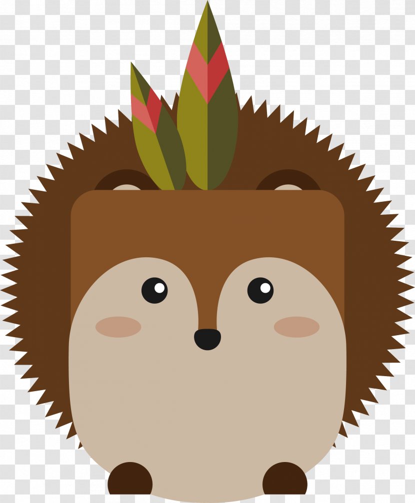 Hedgehog Erinaceidae Cartoon Clip Art Porcupine - Plant Transparent PNG