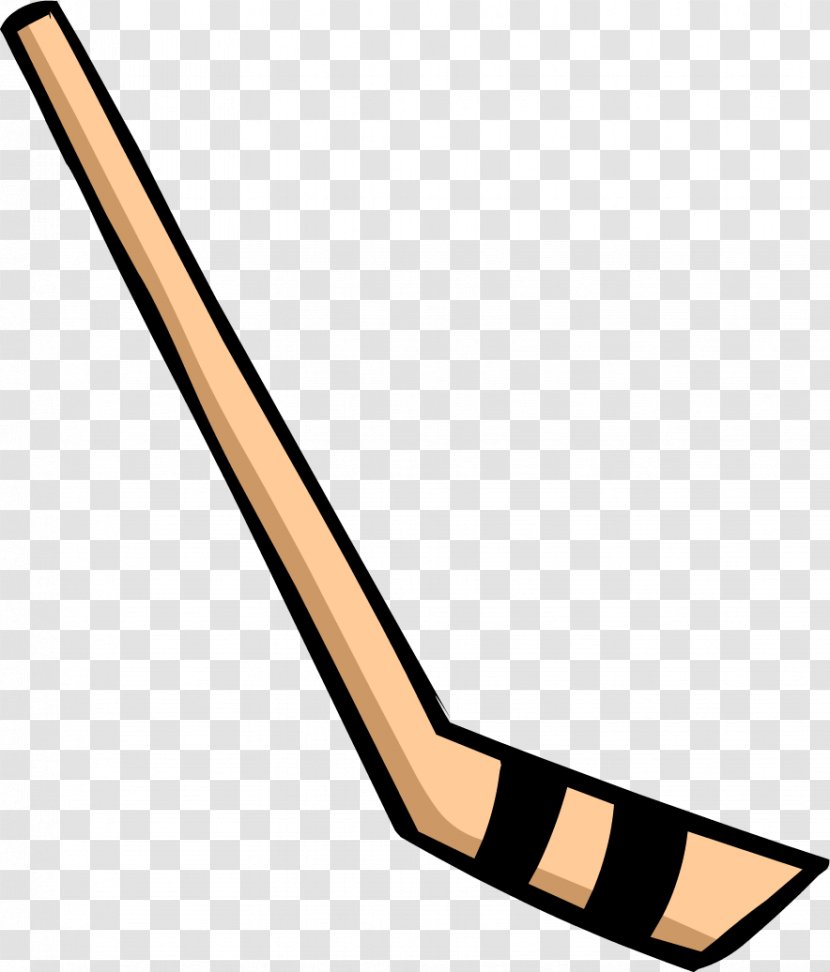 Club Penguin Hockey Stick Sports Equipment - Robe - Pics Transparent PNG
