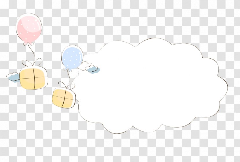 Material Yellow Pattern - Cloud Computing - Cartoon Balloon Dialog Box Transparent PNG