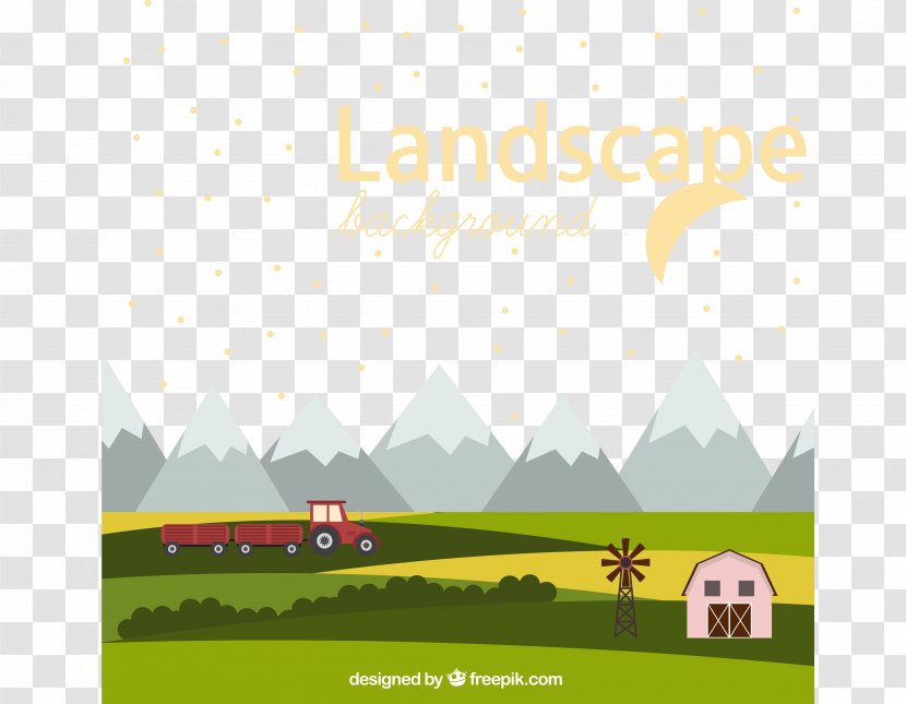 Euclidean Vector Icon - Brand - Beautiful Night And Barn Transparent PNG