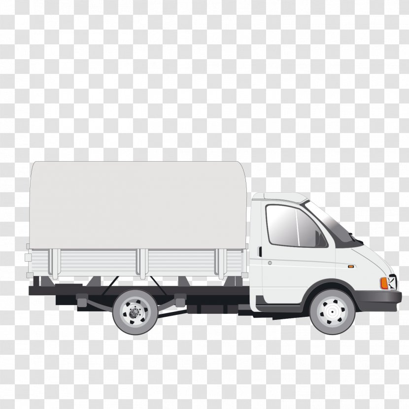 Car Vehicle Van GAZ Truck - Side Transparent PNG