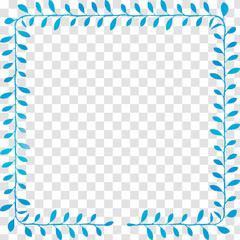 Blue Text Line Teal Rectangle Transparent PNG