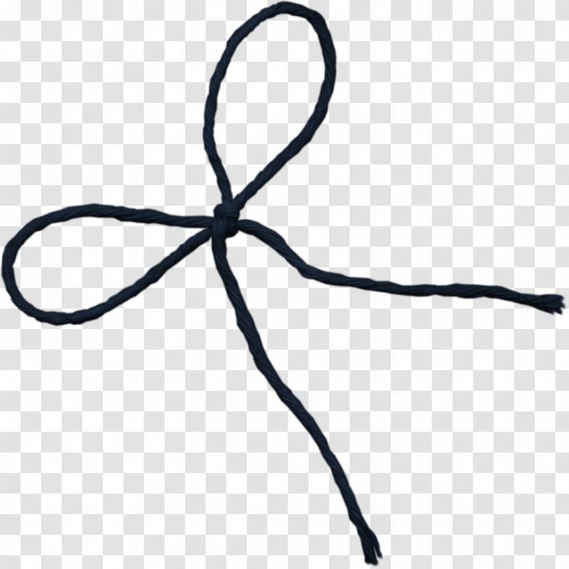 Shoelace Knot Rope - Ribbon - Bow Print Transparent PNG