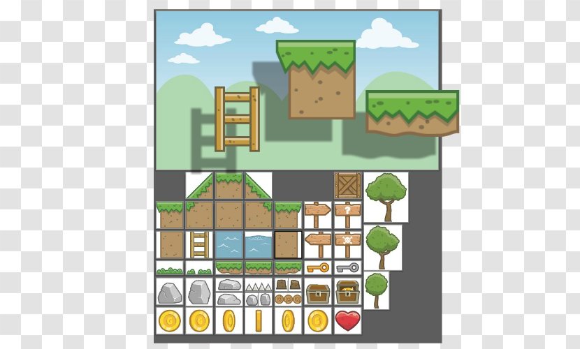 Tile-based Video Game Platform Side-scrolling Cartoon - Isometric Graphics In Games And Pixel Art - Western Town Transparent PNG
