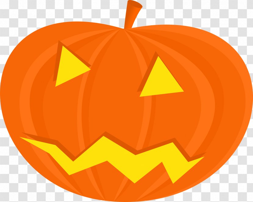 Pumpkin Halloween Cartoon Clip Art - Fruit Transparent PNG