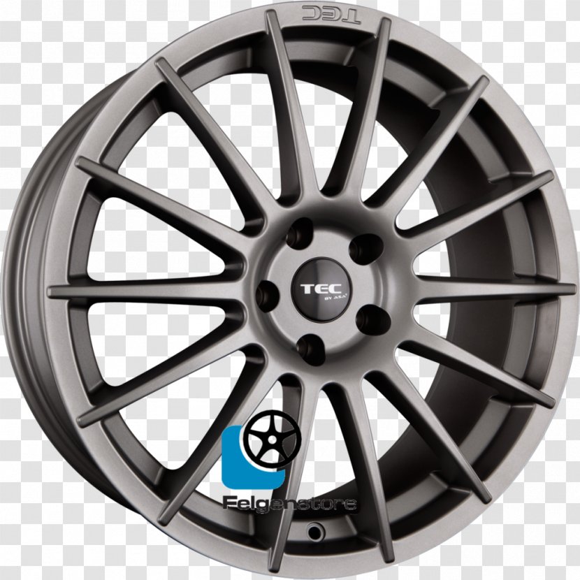 Car Rim Gunmetal Alloy Wheel OZ Group - Automotive Tire Transparent PNG