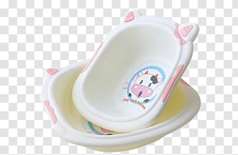 Infant Child Bathtub Bathing Plastic - Sink - Calf Milk Washbasin Transparent PNG