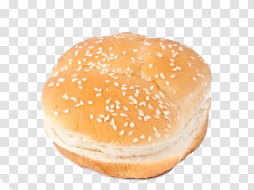 Bun Cheeseburger Hamburger Small Bread Food - Breakfast Sandwich Transparent PNG