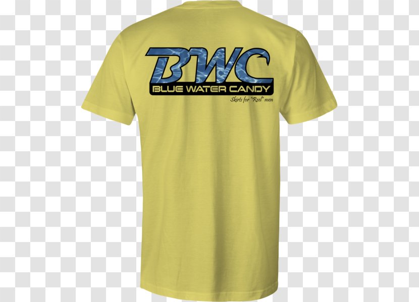 T-shirt Polo Shirt Collar Logo - Blue - Yellow Water Transparent PNG