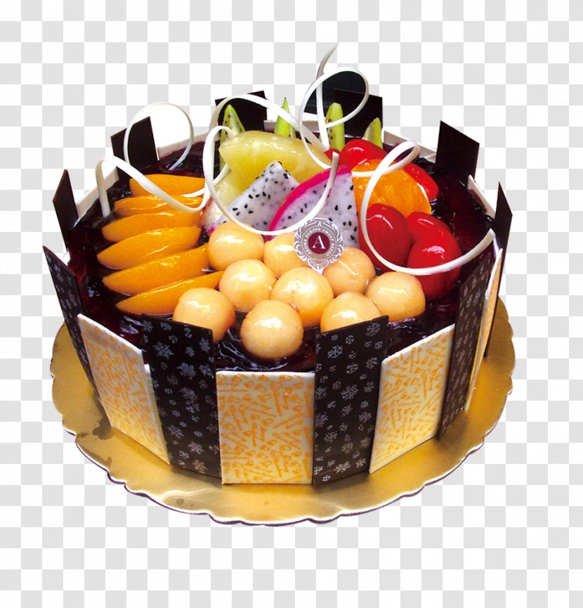 Chocolate Cake Stuffing Pastel Gift Basket - Fruit Filling Transparent PNG