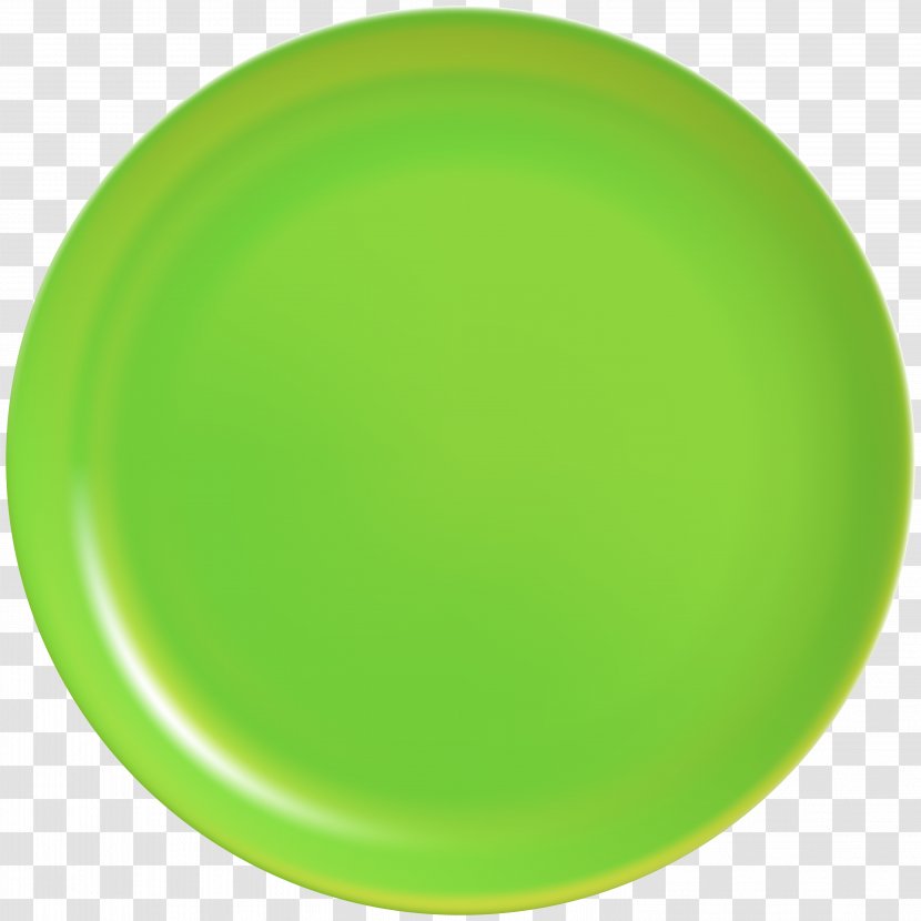 Plate Clip Art - Green Transparent PNG
