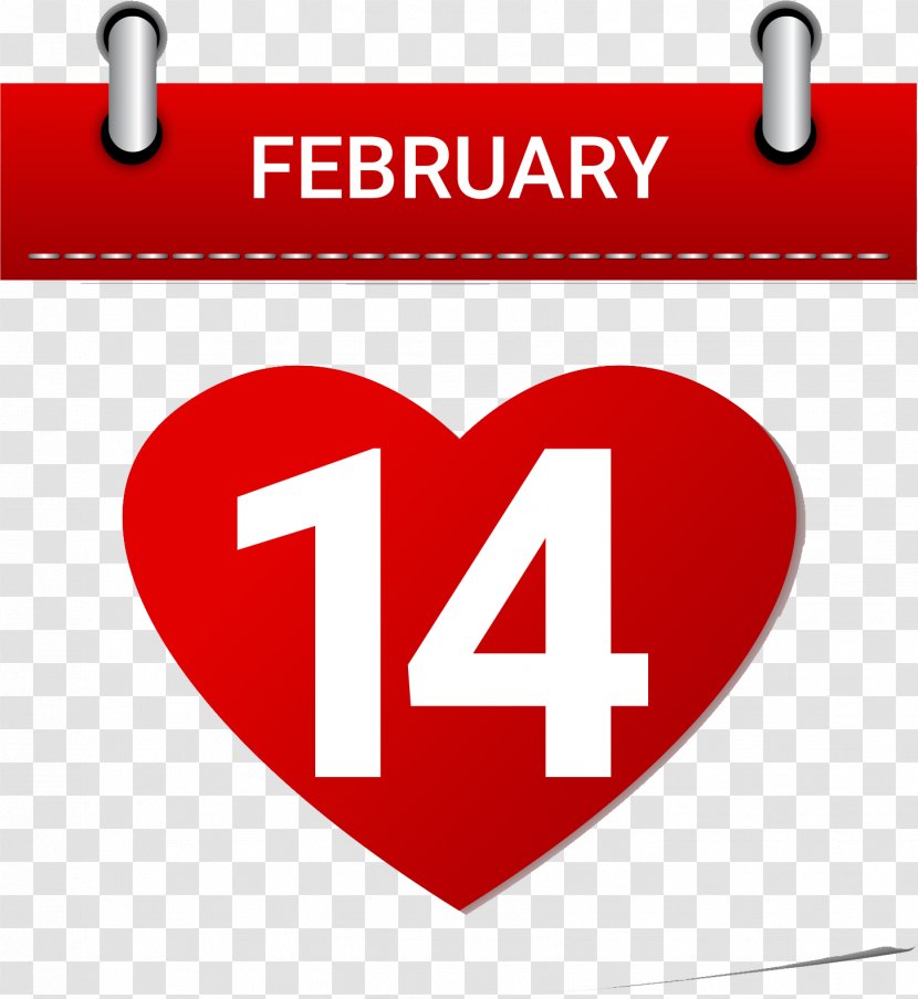 February 14 Valentine's Day Stock Illustration - Cartoon - To Transparent PNG