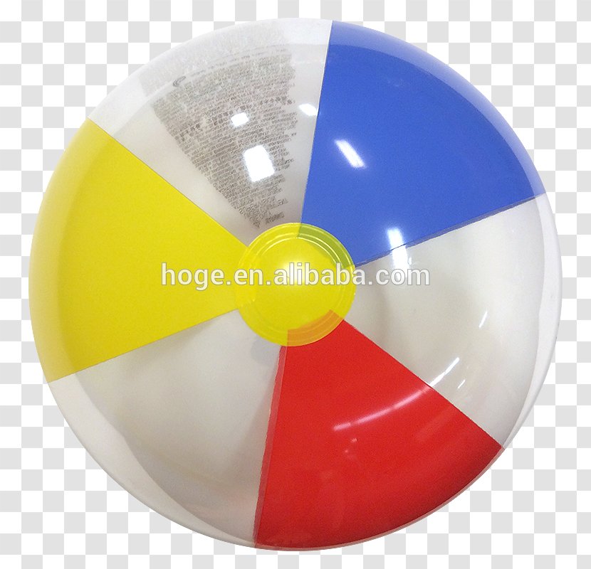 Beach Ball Inflatable Toy - Natural Rubber Transparent PNG