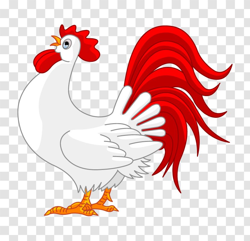 Leghorn Chicken Foghorn Rooster Cartoon - Galliformes - Gallo Transparent PNG