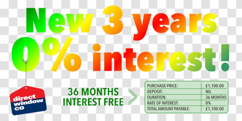 Logo Brand Banner Green - 12 Months 0 Interest Transparent PNG