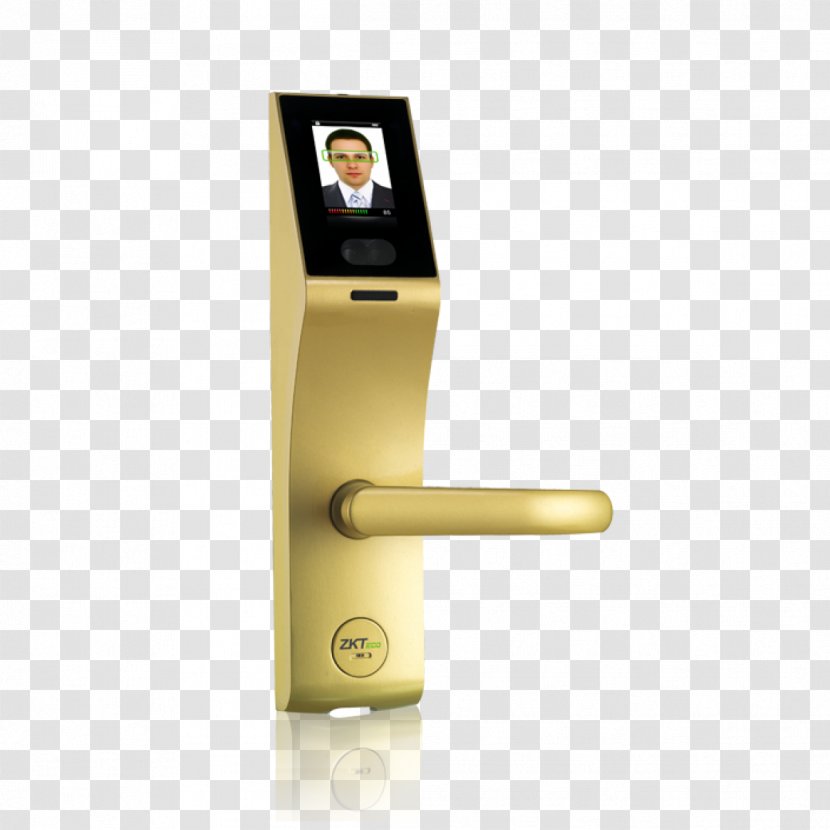 Facial Recognition System Smart Lock Fingerprint Key - Electronic Locks Transparent PNG