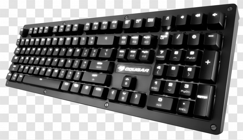 Computer Keyboard Mouse Gaming Keypad Puri Cherry - Electronic Device Transparent PNG