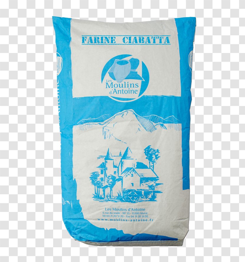 Ciabatta Baguette Flour Bread Mill - Blue Transparent PNG