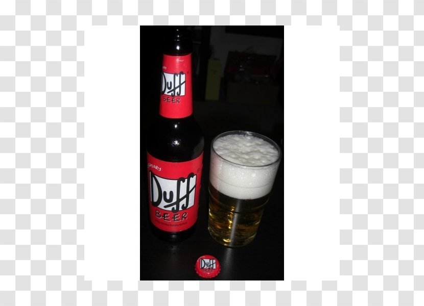 Liqueur Duff Beer Bottle - Distilled Beverage Transparent PNG