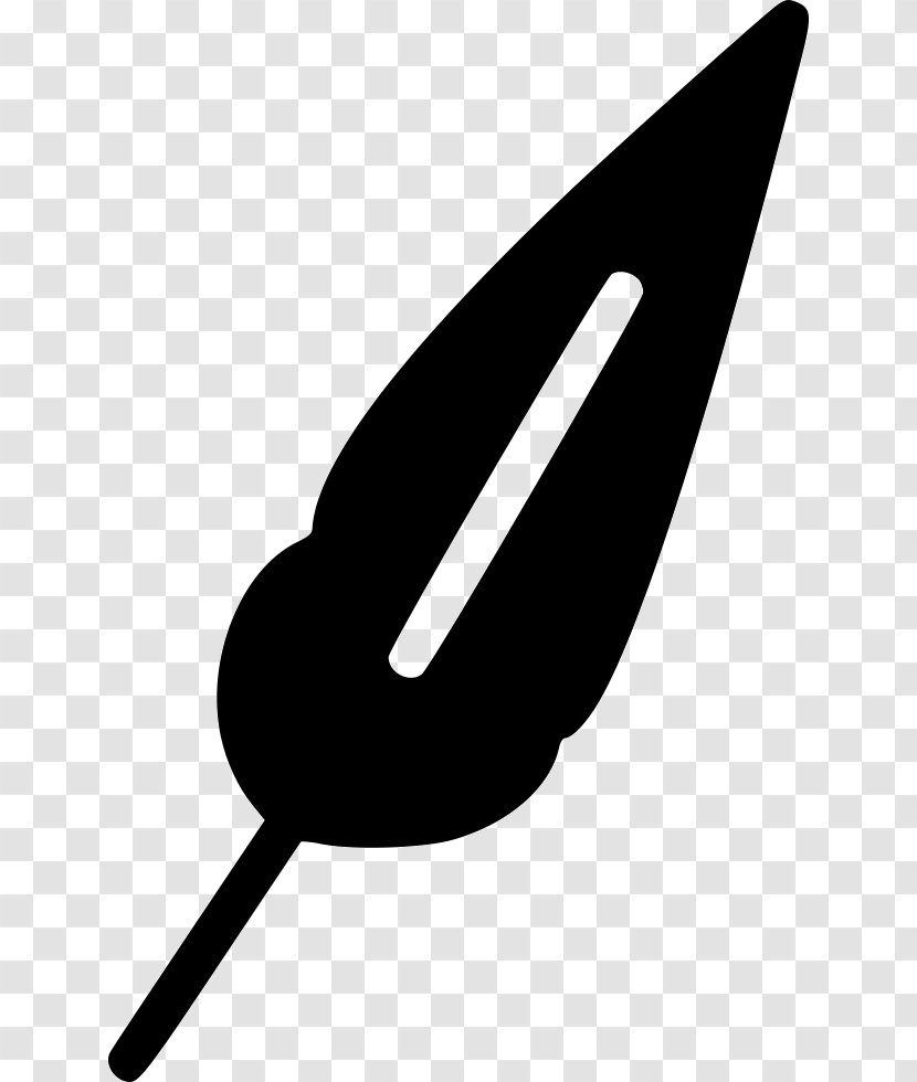Feathering Icon - Blackandwhite - Logo Transparent PNG