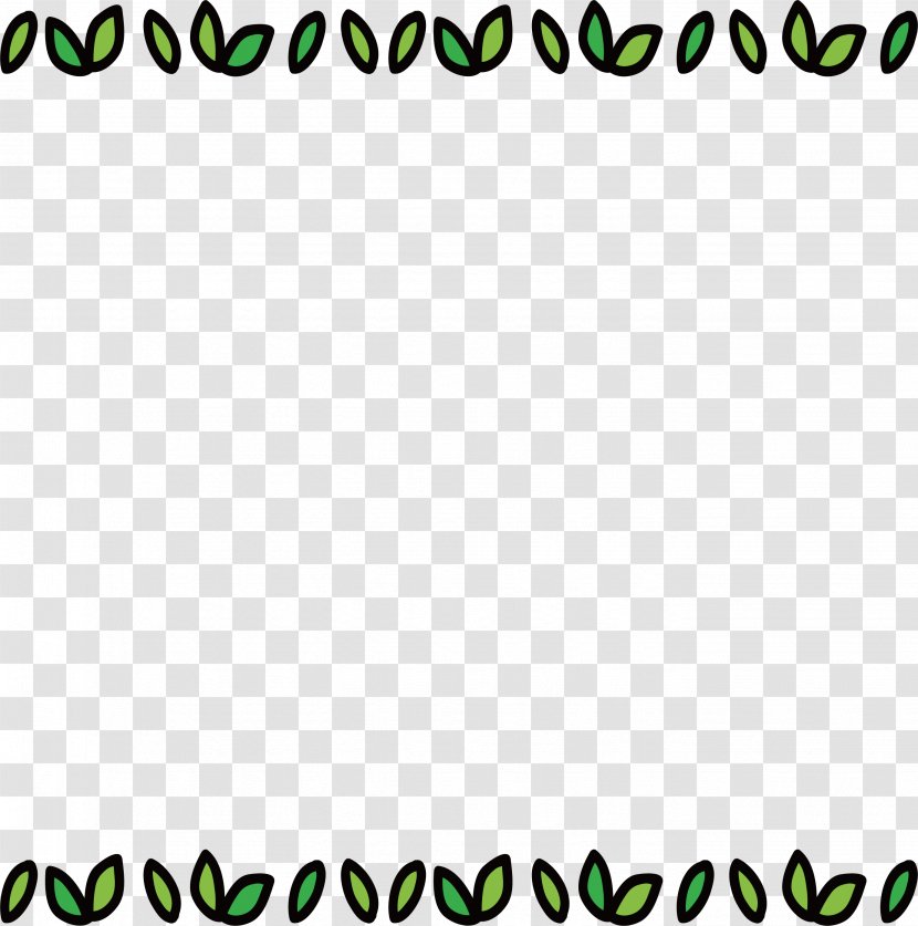 Leaf Green - Material - Little Fresh Frame Transparent PNG