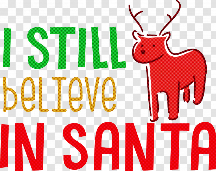 Believe In Santa Santa Christmas Transparent PNG