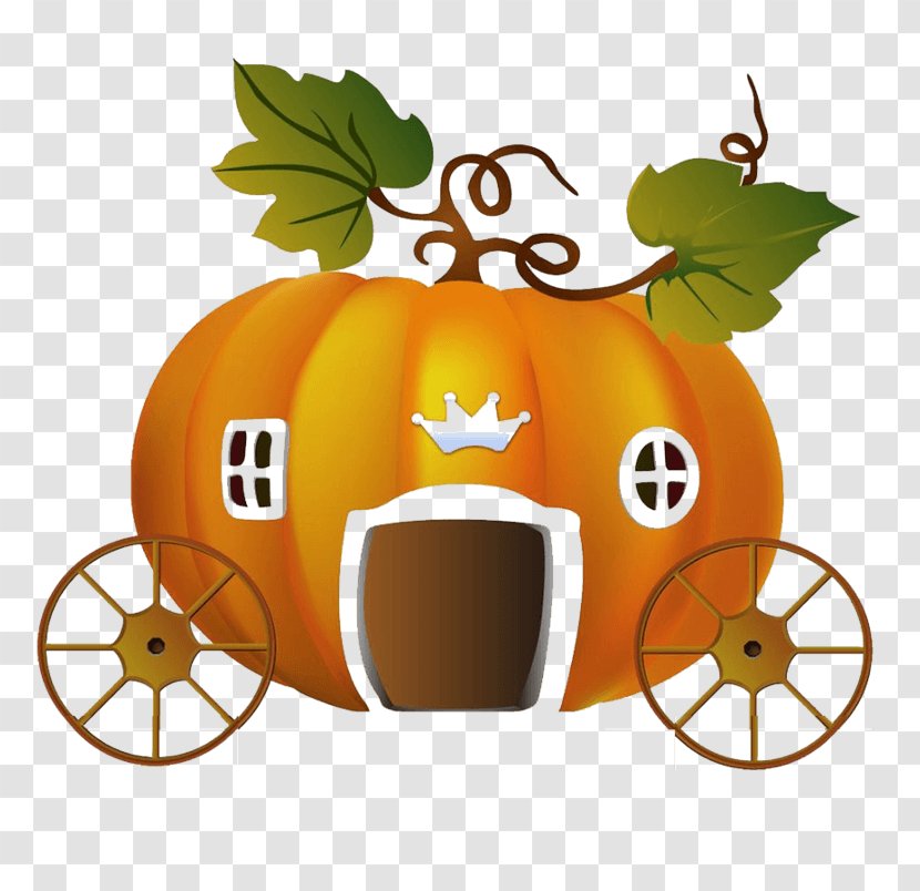 New Hampshire Pumpkin Festival Cinderella Car Image - Cucurbita - Cute Halloween Transparent PNG
