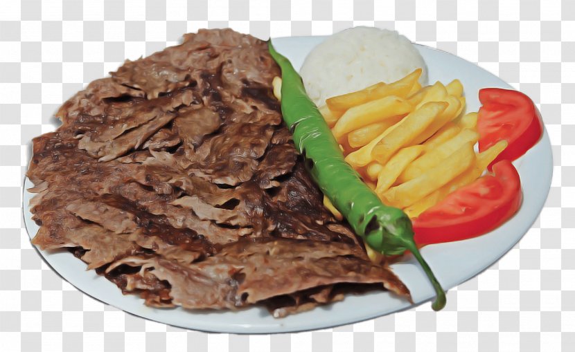Dish Cuisine Food Roast Beef Ingredient - Steak Doner Kebab Transparent PNG