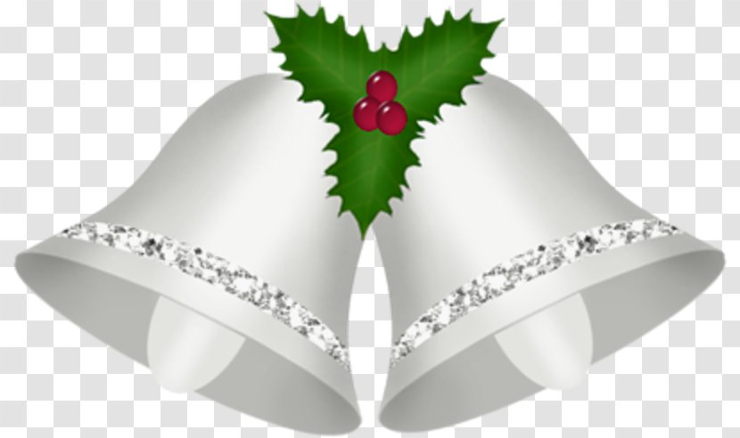 Christmas Silver Bells Clip Art - Ornament Transparent PNG