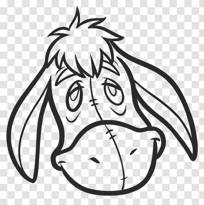Eeyore Winnie-the-Pooh Piglet Drawing Cartoon - Frame - Cuties Pooh Transparent PNG