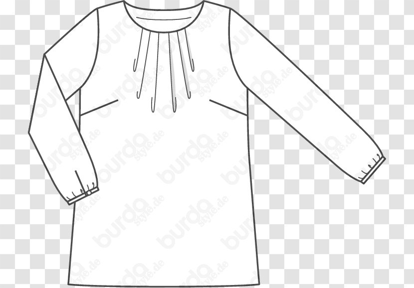 T-shirt Burda Style Blouse Sleeve Pattern - Pants - Chiffon Transparent PNG