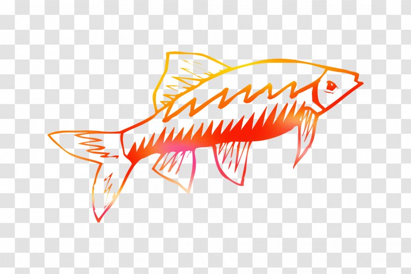 Clip Art Logo Line Fish Orange S.A. Transparent PNG