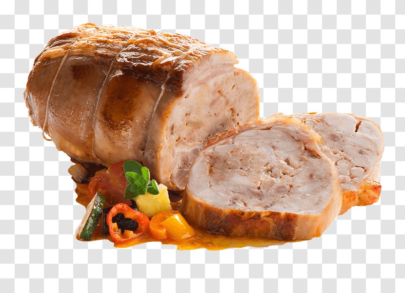 Galantine Bacon Roasting Stuffing Boletus Edulis - Pork Loin Transparent PNG
