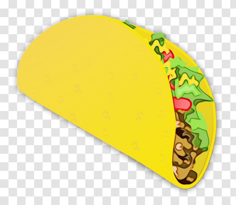 Taco Cartoon - Mexican Cuisine - Cap Headgear Transparent PNG