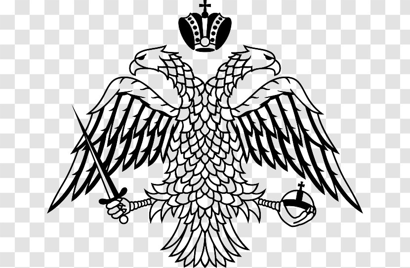 Mount Athos Byzantine Empire Double-headed Eagle Eastern Orthodox Church Greek - Artwork - Myth Creatures Transparent PNG