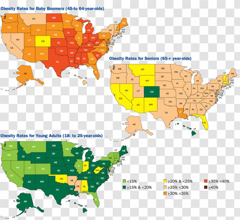Obesity In The United States Nutrition Robert Wood Johnson Foundation - World Transparent PNG