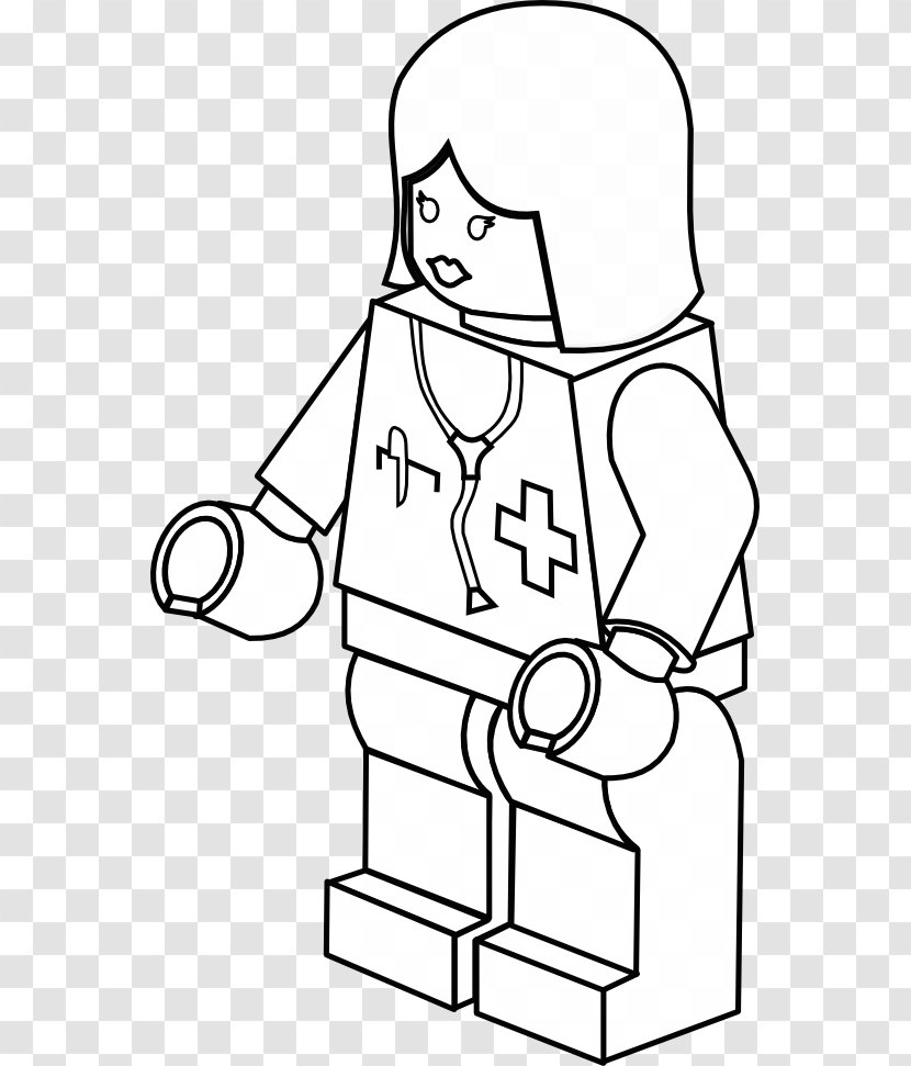 Coloring Book Firefighter LEGO Child Fire Engine - Fireman Sam - Picture Of A Female Doctor Transparent PNG