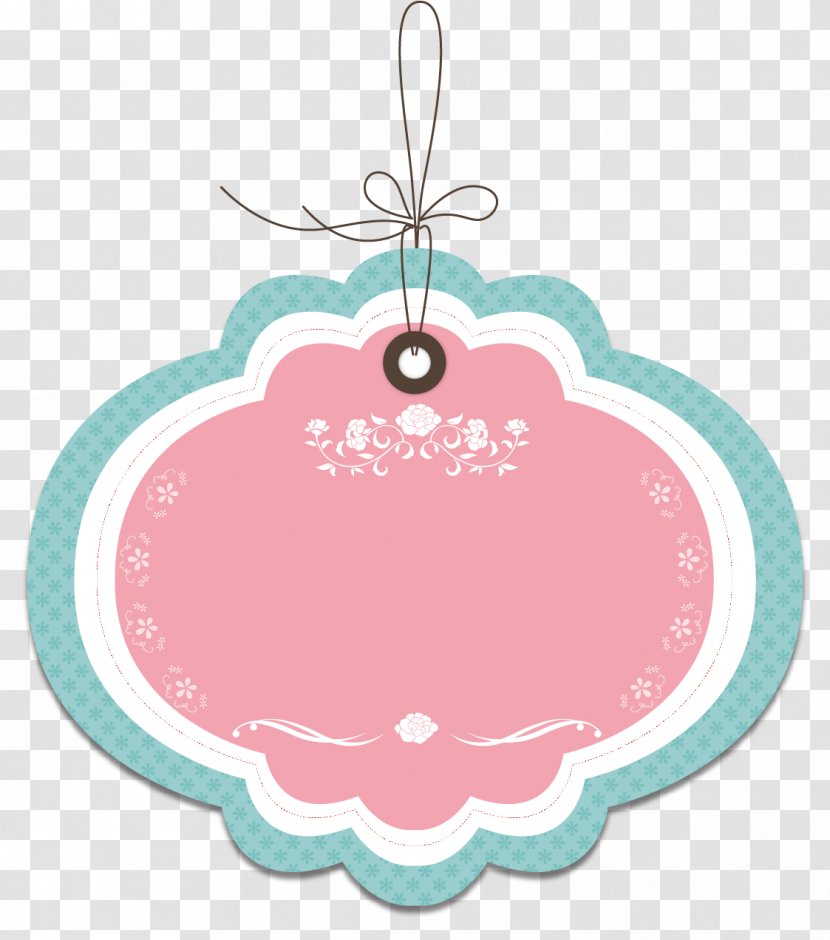 Label Tag Computer File - Pink - Cute Background Material Transparent PNG