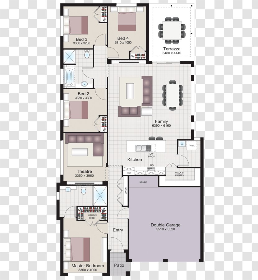 Floor Plan House Interior Design Services Idea - Indoor Transparent PNG