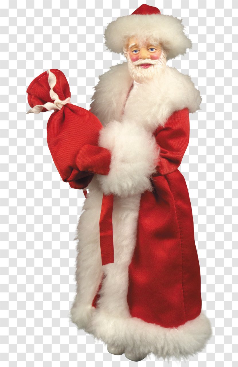 Ded Moroz Santa Claus Christmas Snegurochka - Silhouette Transparent PNG