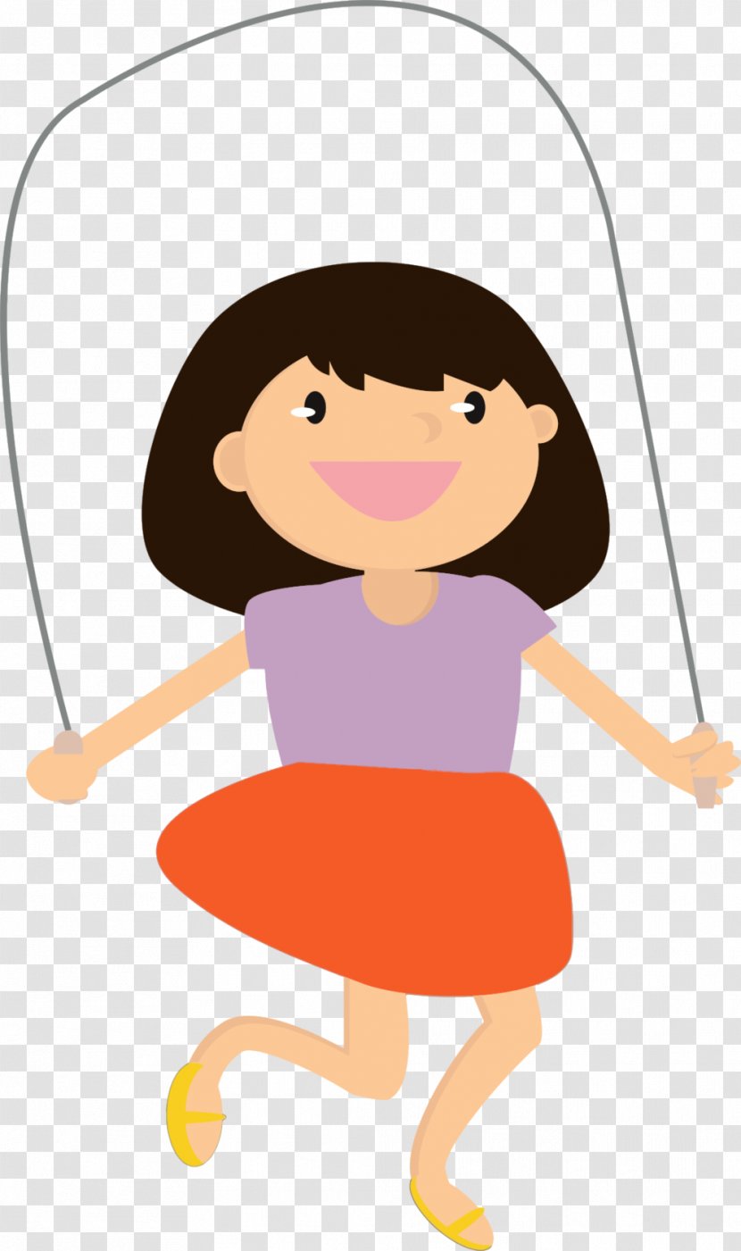 Jumping Cartoon Jump Ropes Clip Art - Tree - Rope Transparent PNG