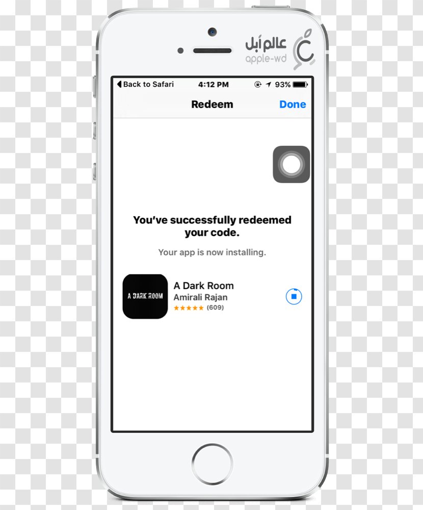 Apple App Store Find My IPhone - Itunes - Dark Room Transparent PNG