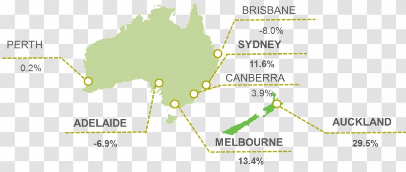 Map Australia New Zealand Land Lot Line - Diagram Transparent PNG