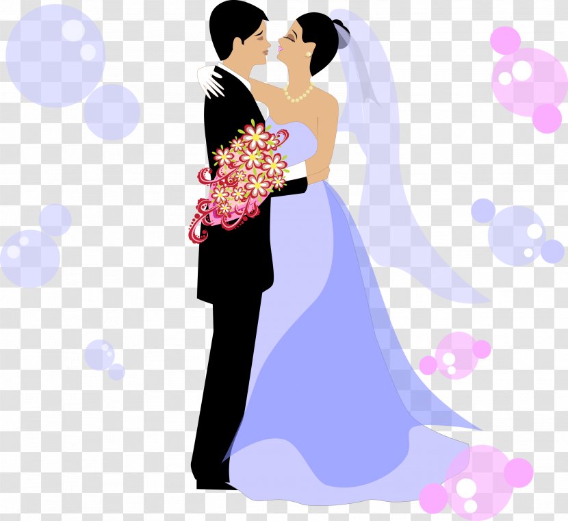 Wedding Invitation Bridegroom Clip Art - Flower - Vector Transparent PNG
